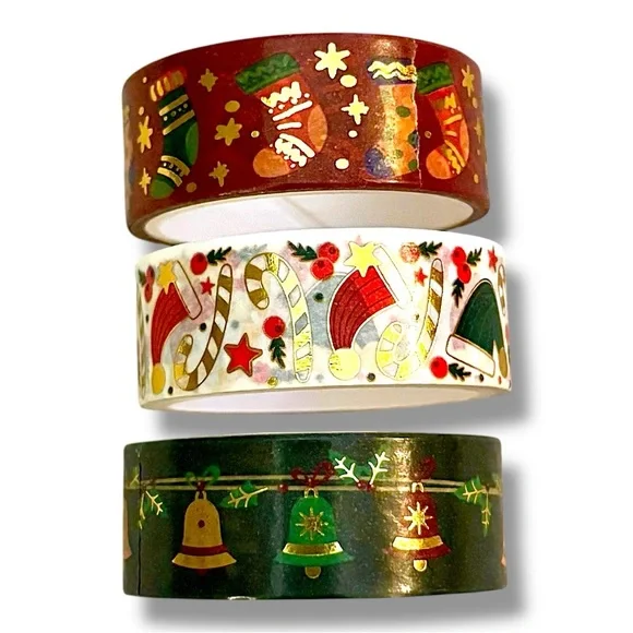 Holiday Resellers Bundle-50 Thank You Cards, Measuring Tape, Holiday Washi Tape - Picture 6 of 6